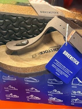 Birkenstock Men's Taupe Gizeh Thong Sandal